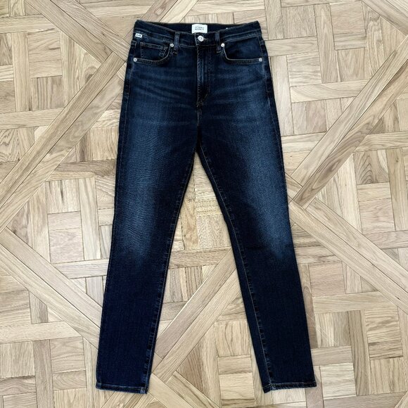 Citizens of Humanity Olivia Blue Jeans Colour Morella Size 27 - Picture 3 of 9